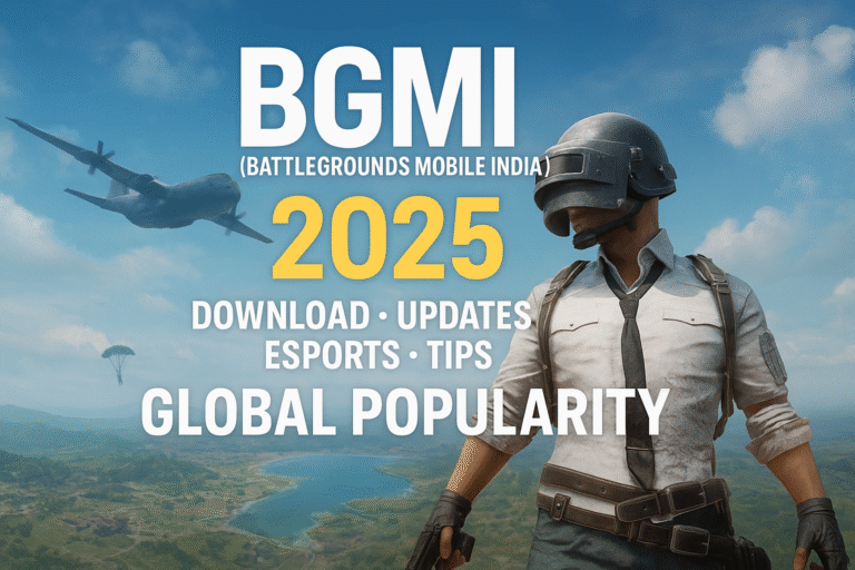 BGMI Battlegrounds Mobile India 2025 official poster