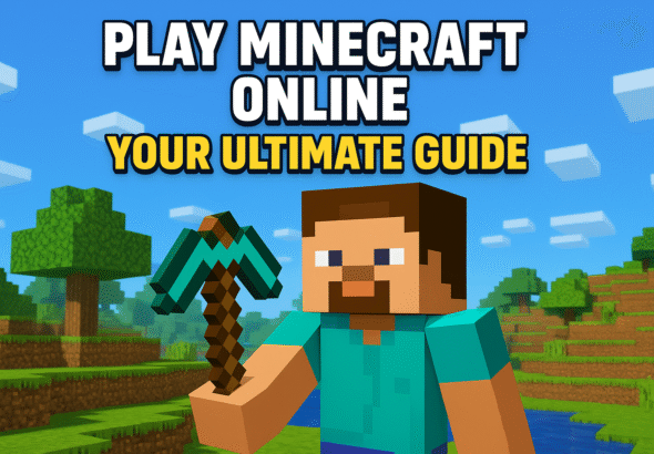 Minecraft online guide with character