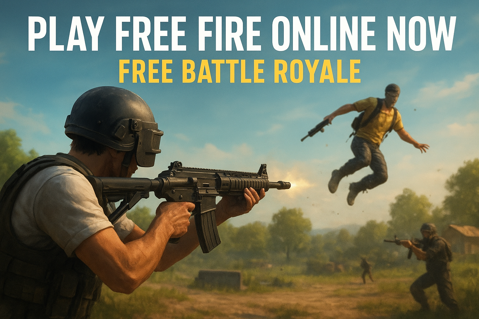 Join the action — Play Free Fire Online Now with friends in Free Battle Royale mode