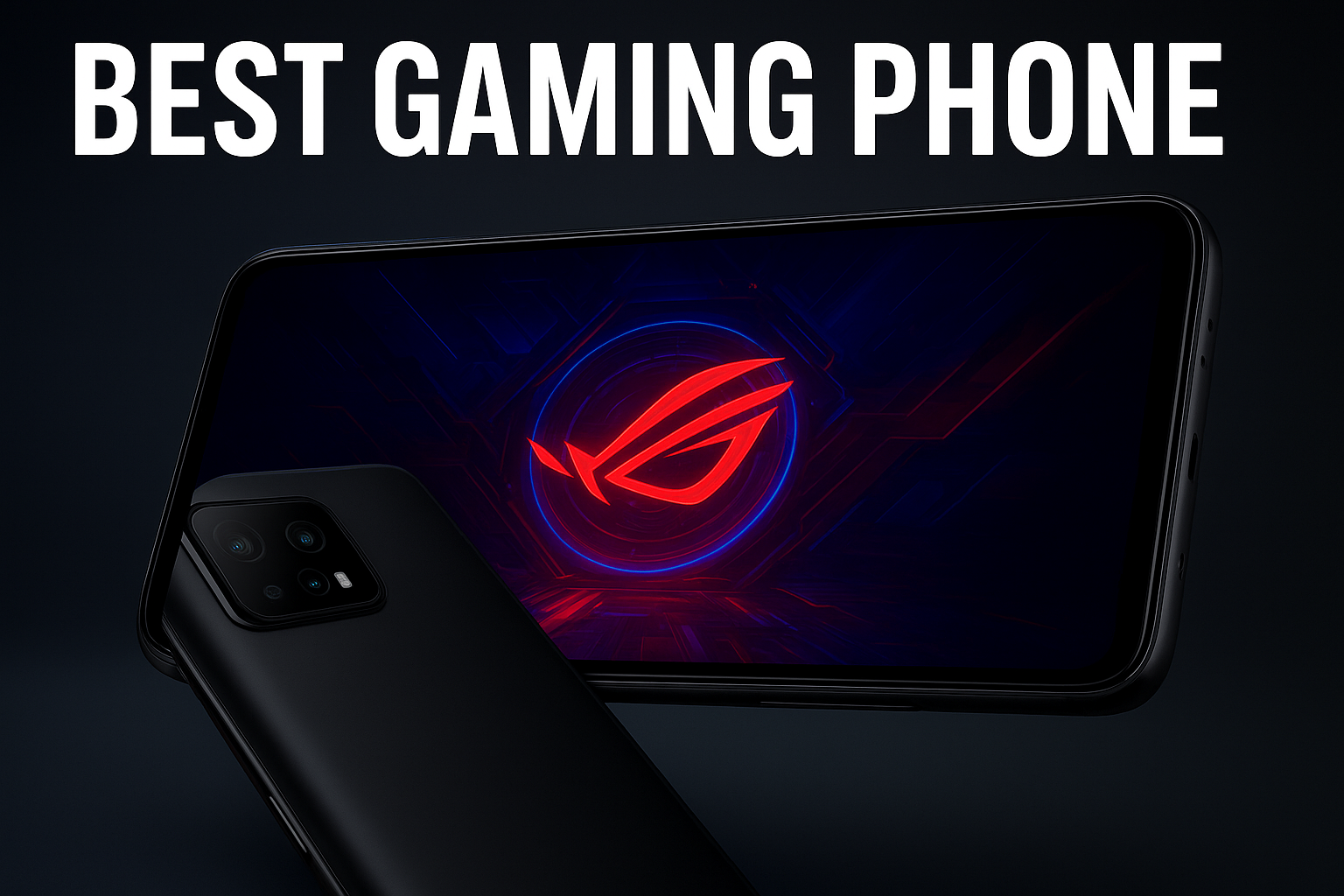 High-performance gaming smartphone advertisement